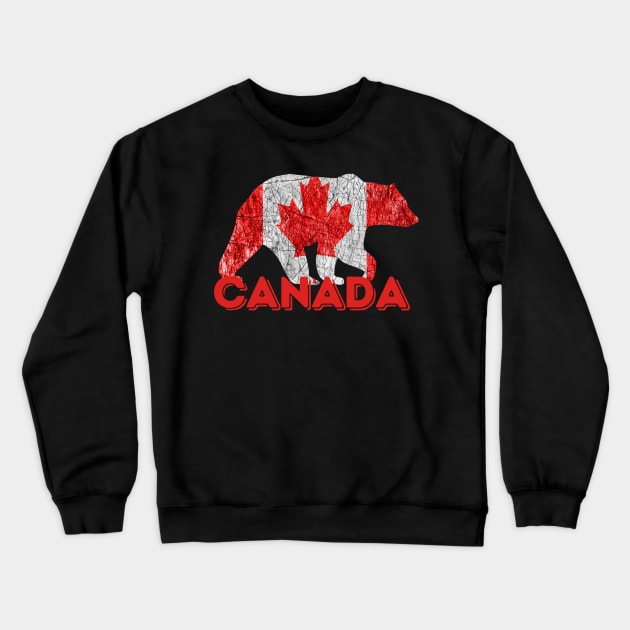 Canadian Bear Crewneck Sweatshirt by JessyCuba